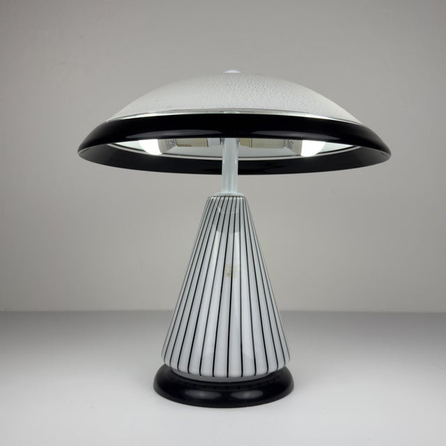 1980s Vintage Murano Table Lamp by Zonca, Italy, 1980s For Sale - Image 5 of 18