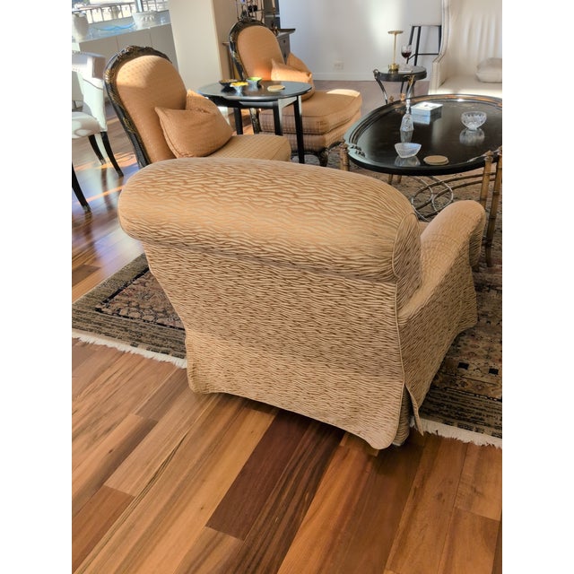Armchair/tub Shears & Window chair, back height 37", seat height 18", seat width 24", seat depth 22", approximately 30...