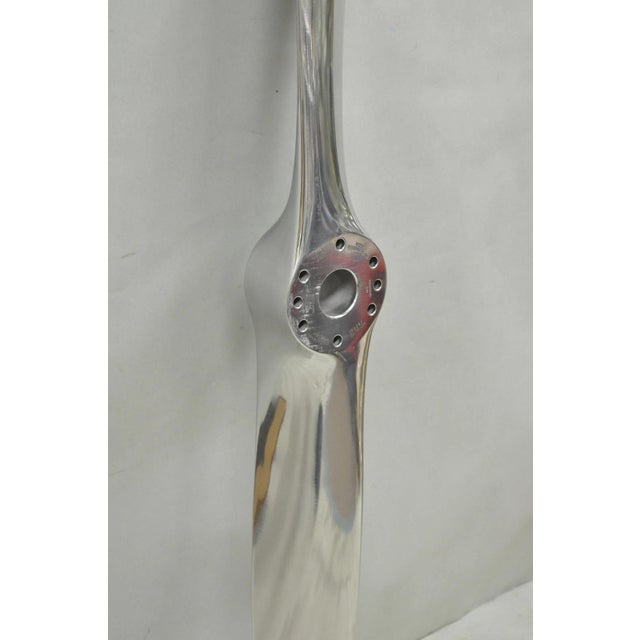 Sensenich Fixed Pitch Polished Aluminum 76" Propeller Blade "Not Airworthy" (A) For Sale - Image 10 of 18