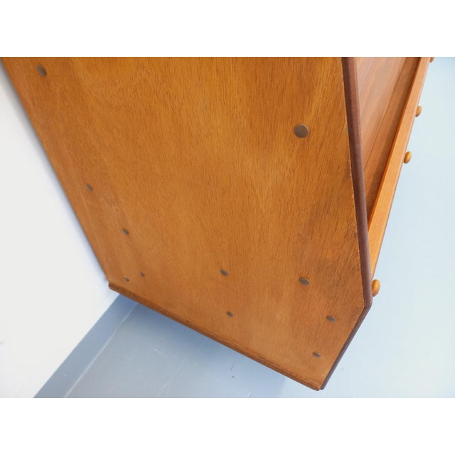 Vintage Wooden Bookcase, 1960s For Sale - Image 6 of 18