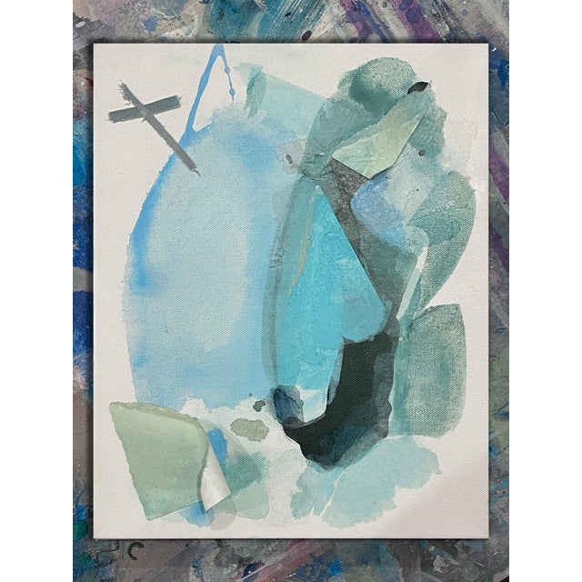 Contemporary "Tootle" Original Abstract Painting by Stacey Warnix For Sale - Image 3 of 3