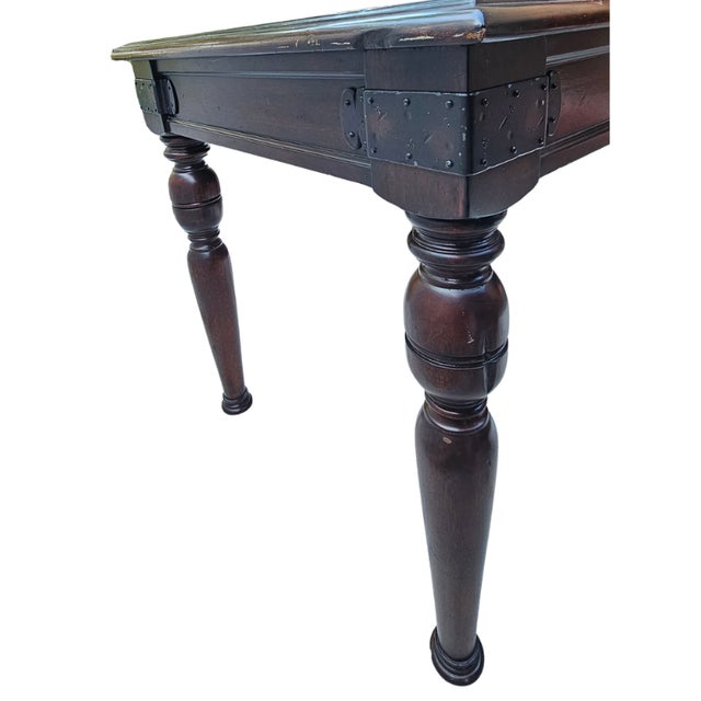 A classic Ralph Lauren Home British Colonial occasional table, crafted from richly finished solid mahogany with signature...