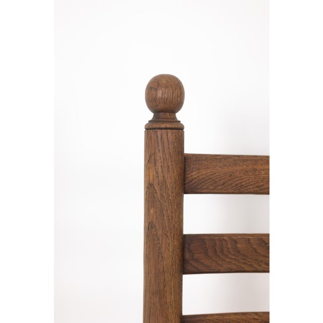 Wood Oak Chairs, 1950s, Set of 8 For Sale - Image 7 of 12