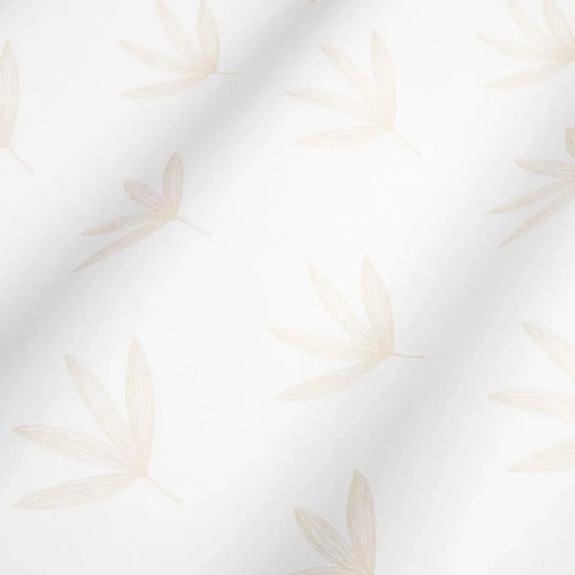 Schumacher Sample - Schumacher Rue Wallpaper in Sand For Sale - Image 4 of 4