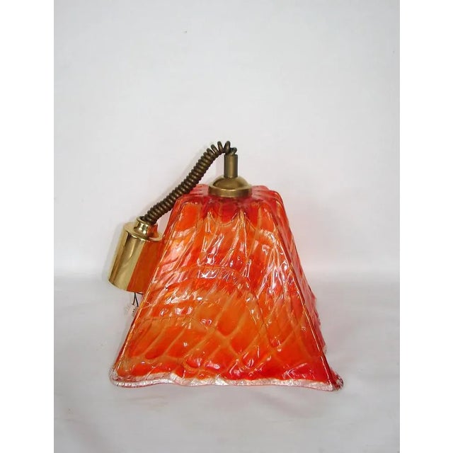 1970s Glass Pendant Lamp, 1970s For Sale - Image 5 of 7