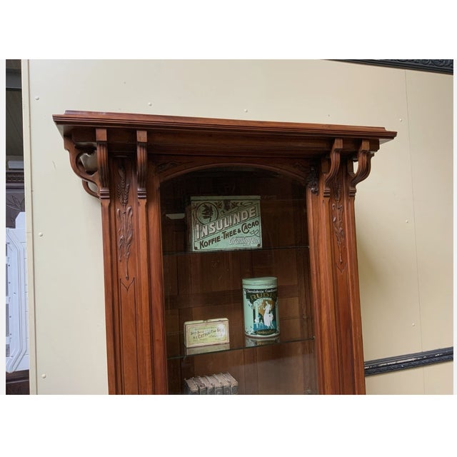 Antique Art Nouveau Bookcase, 1900 For Sale - Image 11 of 13