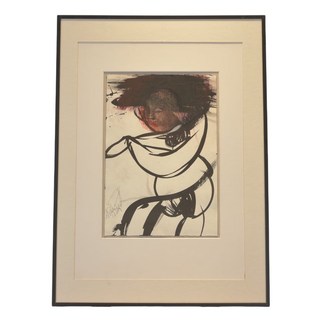 Abstract Figure, A. Schnell, 2009, Mixed Media For Sale