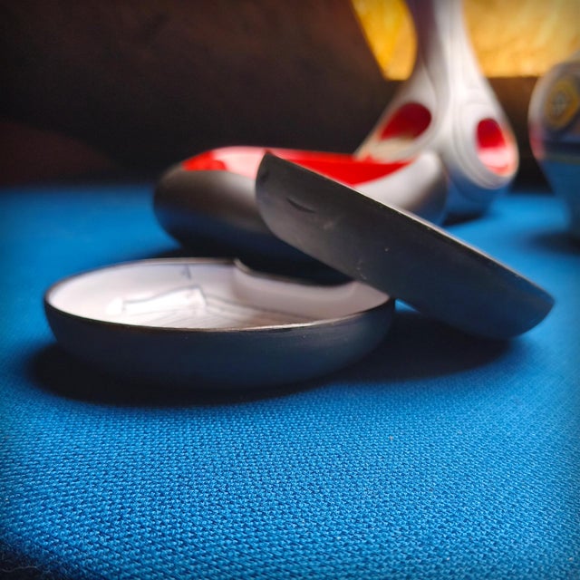 1950s Ceramic Bowls by Jacques Innocenti for Vallauris, France, 1950s, Set of 2 For Sale - Image 5 of 18