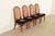 Karges Furniture Karges Style French Regency Louis XVI Carved Teak and Cane Back Dining Chairs, Set of Four For Sale - Image 4 of 14