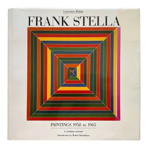 Frank Stella " Paintings 1958 - 1965 : A Catalogue Raisonne " Vintage 1986 1st Edtn Lithograph Print Landmark Volume Extra Large Hardcover Art Book