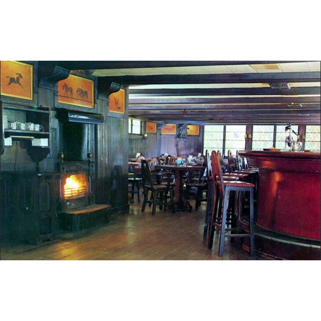 Mid 20th Century Mid 20th Century The Blue Spruce Inn Polo Bar Roslyn Long Island Glass Ashtray by Paul Brown For Sale - Image 5 of 5