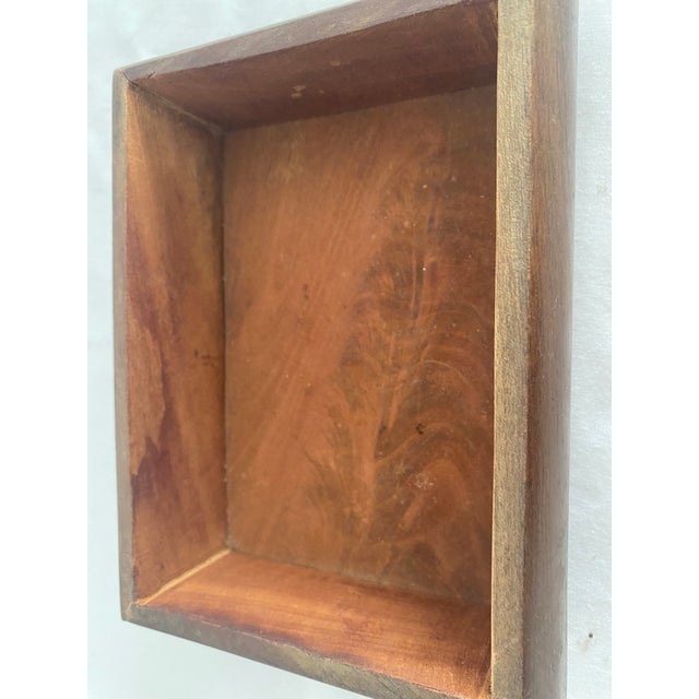 Wood 1970s Teak Wooden Trinket/Cigarette Box For Sale - Image 7 of 7