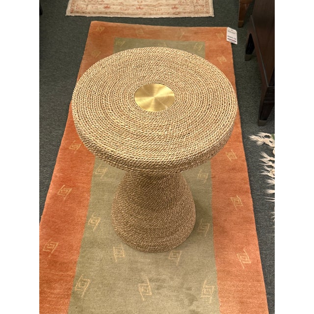 Textile Brownstone Furniture Marley Side Table For Sale - Image 7 of 10