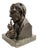 Hans Muller, Bust of a Man with a Pipe, 1890s, Bronze and Marble For Sale