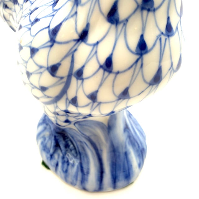 Hand Painted Vintage Porcelain Chicken Hen Rooster For Sale In Portland, ME - Image 6 of 9