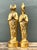 Vintage Gilt Egyptian Figurines - A Pair For Sale - Image 9 of 12