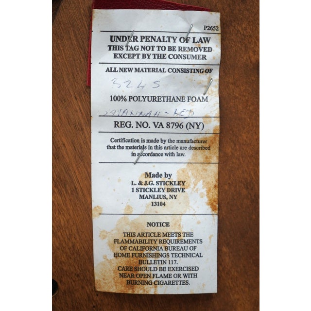 Stickley Mission Oak Leather Office Chair For Sale - Image 18 of 18