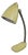 Vintage Yellow Metal Lamp/Desk Lamp, 1960s For Sale