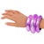 American artist Mary Oros created this sophisticated bracelet bangle. The important bracelet features extra-large organic-...
