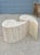 A Pair of Italian Modern Travertine Coffee Tables. This pair resembles the shape of single quotations. These can be paired...