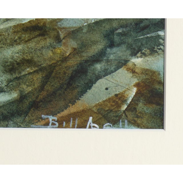 Late 20th Century Watercolor Seascape Painting by Bill Abell For Sale - Image 5 of 6