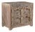 Cabinet/Buffet Constructed From Antique Indian Carved Door Panels and Reclaimed Wood For Sale
