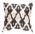 Contemporary Silk Ikat Bohemian Throw Pillow For Sale