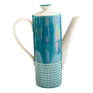 1960s Harmony House 4777 Blue Mid-Century Modern Coffee Pot, Made in Japan For Sale