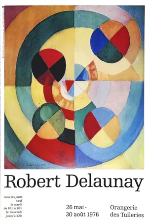 Robert Delaunay at Orangerie Des Tuileries, Paris, 1976 Original Exhibit Poster