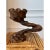Vintage 1970’s Brutalist Handcarved Candlestick, Spain For Sale - Image 15 of 15