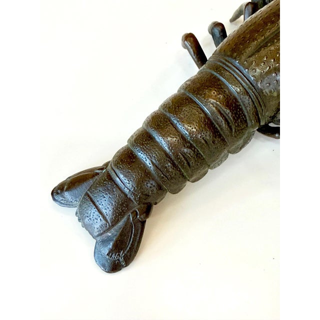 Large Japanese Bronze Lobster Okimono Meiji Period For Sale In Atlanta - Image 6 of 12