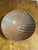 Signed Vintage Ceramic Pedestal Bowl Hand Painted Stripes For Sale - Image 4 of 7