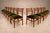1960s Brazilian Modern Set of Twelve Chairs in Caviuna wood & Olive Velvet, Arrendamento, 1960s, Lot 661-1181 For Sale - Image 5 of 18