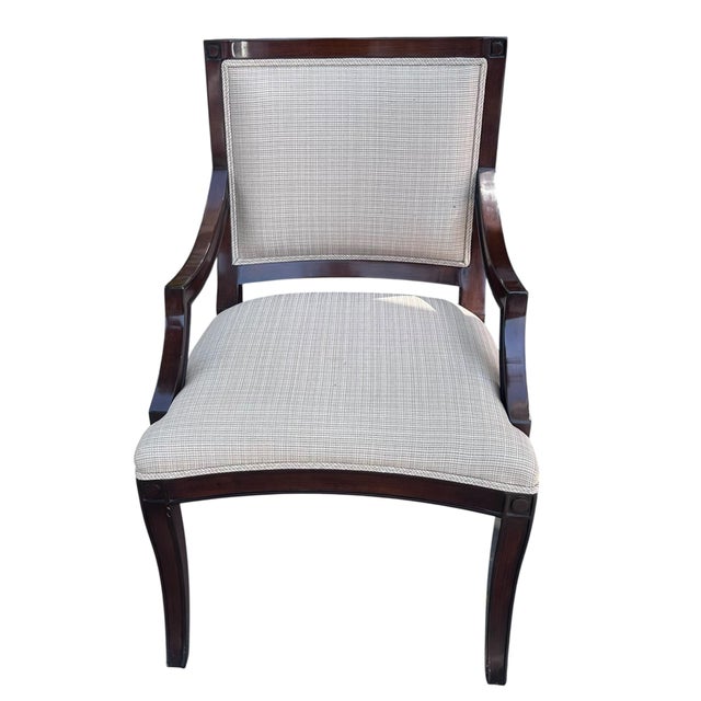 Art Deco Set of 8 Nancy Corzine Art Deco Style Mahogany Dining Chairs For Sale - Image 3 of 8