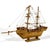 Mid 20th Century Wooden Model Sailing Ship by J. Romero For Sale - Image 5 of 13