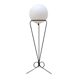 Moon Floor Lamp in the Manner of Jean Royère, 1950s For Sale
