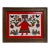 Irene Awret, Girl & Plants Enamel Glazed Ceramic Plaque Israeli Artist Awret Naive Folk Art For Sale