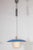 Blue Counterweight Pendant Light by Gaetano Sciolari for Stilnovo, 1950s For Sale - Image 3 of 11