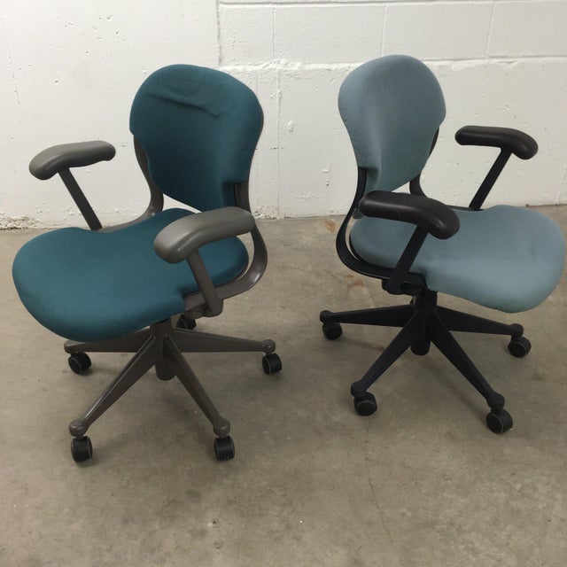 Vintage Herman Miller Molded Desk Chairs a Pair Chairish