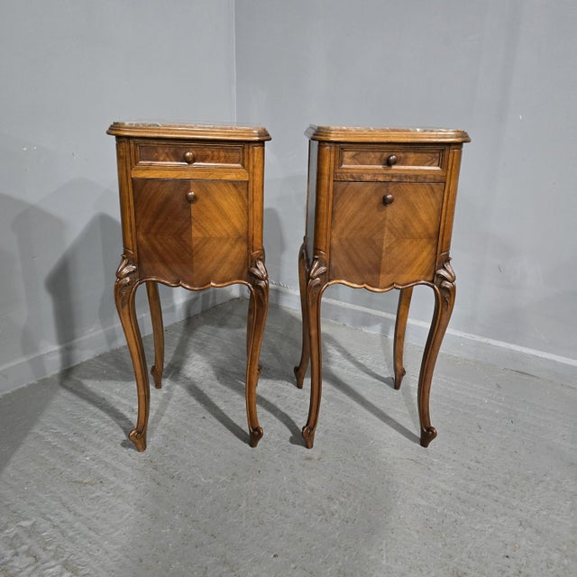 French Bedside Lamp Cabinets, 1880s, Set of 2 For Sale - Image 10 of 10