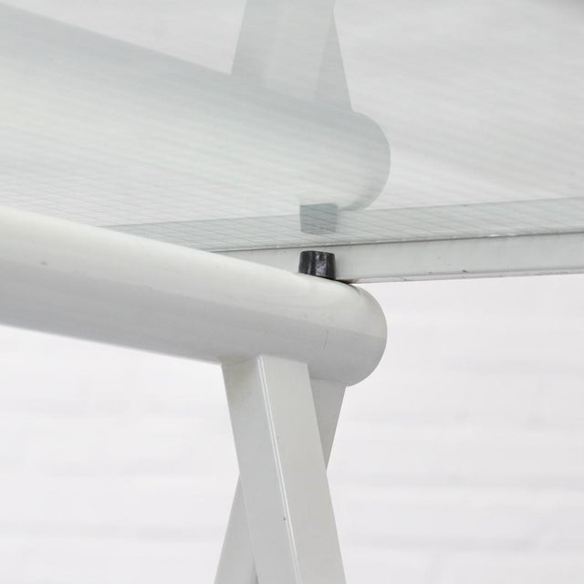 Trestle Desk by Rodney Kinsman for Bieffeplast, 1980s For Sale - Image 6 of 14