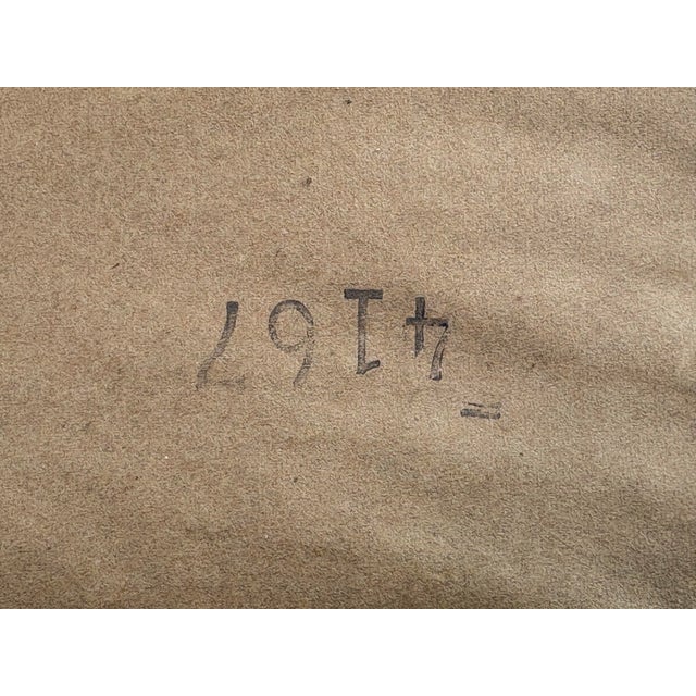 “Going to Church” – Antique Signed Framed American Watercolor, C. 1917 For Sale - Image 9 of 10