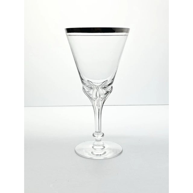 1950s Tiffin-Franciscan “Wedding Day” Set of 5 Water Glasses 7 1/4” 10oz Good vintage condition. No chips, cracks, or...