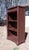 Vintage Sligh Lowry Solid Mahogany Open Front Bookcase Shelving Cabinet For Sale - Image 10 of 11