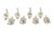 Late 20th Century Set of 8 Silver-Tone Snail & Turtle Place Card Holders – Whimsical / Coastal Cottage For Sale - Image 5 of 10