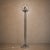 Vintage Italian Space Age Floor Lamp in Chrome and Glass, 1970s For Sale - Image 4 of 17