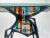 Contemporary Sabra Richards Art Glass & Steel Sculptural Console Table, Signed & Dated 2008 For Sale - Image 3 of 18