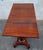 1940s 1940s Mahogany Empire Drop Leaf End Table With Two Drawers For Sale - Image 5 of 10