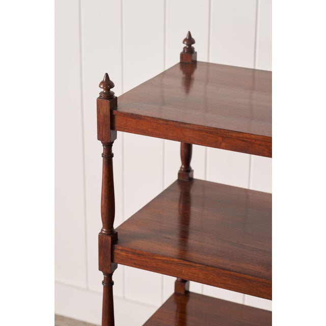19th Century English Rosewood Whatnot (C. 1945) For Sale - Image 10 of 11