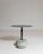 Modern 21st Century Poland Deep Charcoal Grey Round Stone-Base Side Table For Sale - Image 3 of 10